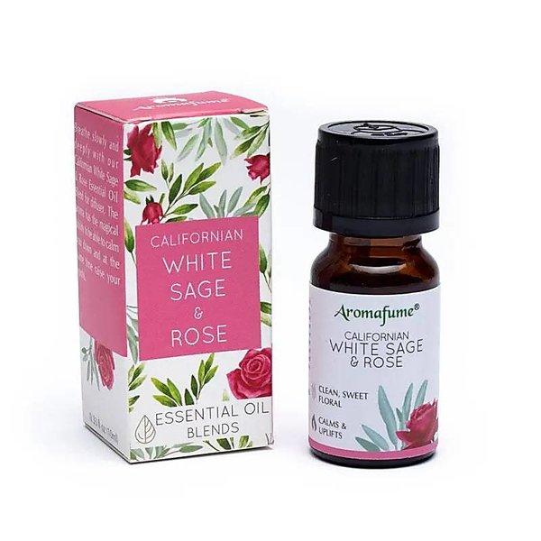 Ätherische Ölmischung weißer Salbei & Rose Aromafume